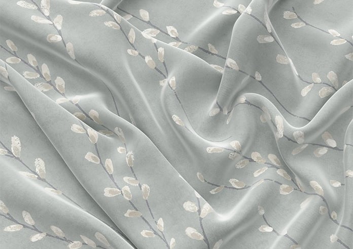 Willow Field, Slate - Motorised Roman Blind - Image 4